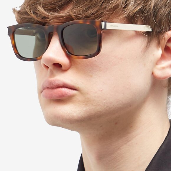 NEW SAINT LAURENT SL581 002 MEN HAVANA SUNGLASSES SAINT LAURENT SL 581 002 - Picture 1 of 13